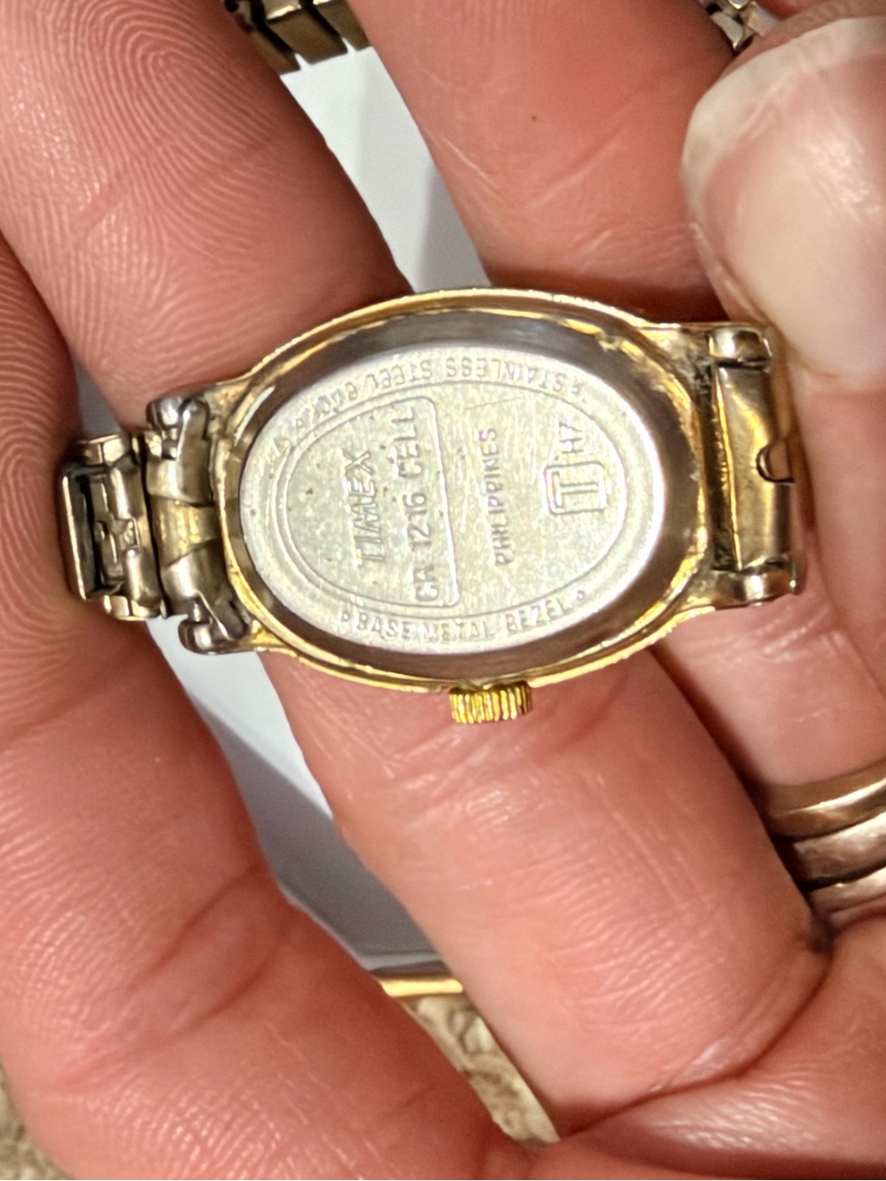 Timex Gold and Silver Two-Tone Women's Watch Bracelet